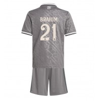 Maglie da calcio Real Madrid Brahim Diaz #21 Terza Maglia Bambino 2024-25 Manica Corta (+ Pantaloni corti)